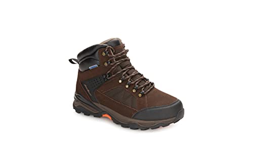 Eddie Bauer Mount Hood Hiking Boots for Men | Waterproof, Multi-Terrain, Durable & Flexible Design Traction Outsole With Memory Foam Insole