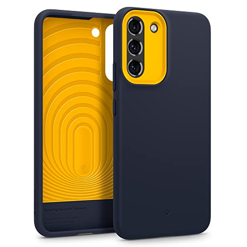 Caseology Nano Pop Silicone Case Compatible with Samsung Galaxy S22 Plus Case 5G (2022) – Blueberry Navy