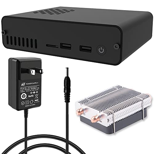 GeeekPi DeskPi Pro V2 2.5” SATA HDD/SSD NAS Storage Kit, Raspberry Pi Set-Top Box with ICE Tower Cooler & Power Supply for Raspberry Pi 4 Model B (NOT Include Raspberry Pi Board)