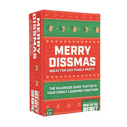 WHAT DO YOU MEME? Merry Dissmas – The Hilarious Family Holiday Party Game Family | The Storepaperoomates Retail Market - Fast Affordable Shopping
