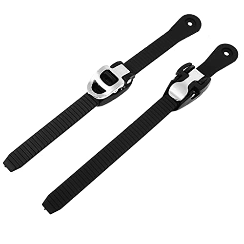 ifundom Replacements Inline Roller Skating Shoes Strap Durable Skating Shoe Buckles Universal Fixed Buckles Skates Accessories Black 2Pcs