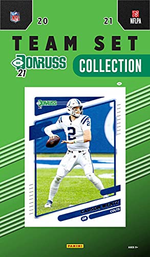 Indianapolis Colts 2021 Donruss Factory Sealed 11 Card Team Set with Peyton Manning and 3 Rated Rookies Plus