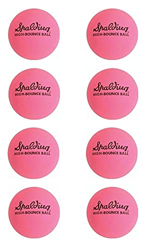 Spalding High-Bounce Pink Ball (Pack of 8)