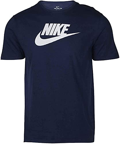 Nike Sportswear Men’s Graphic T Shirt (Blue White, X-Large)