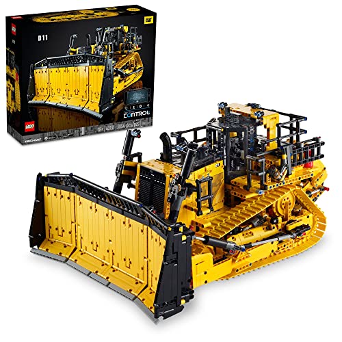 LEGO Technic App-Controlled Cat D11 Bulldozer 42131 Building Set for Adults (3,854 Pieces)