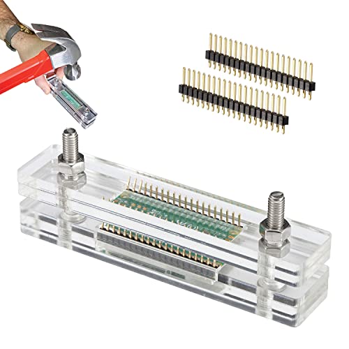 Vilros Hammer in Pin Header and Install Rig Kit for Raspberry Pi Pico–Fast & Easy NO Solder Pin Install Solution for Raspberry Pi Pico