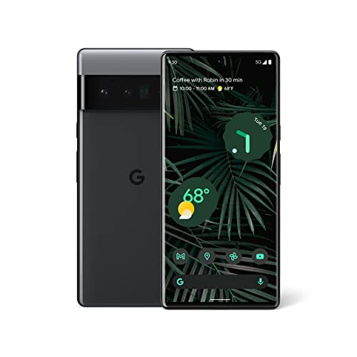 Google Pixel 6 Pro – 5G Android Phone – Unlocked Smartphone with Advanced Pixel Camera and Telephoto Lens – 128GB – Stormy Black