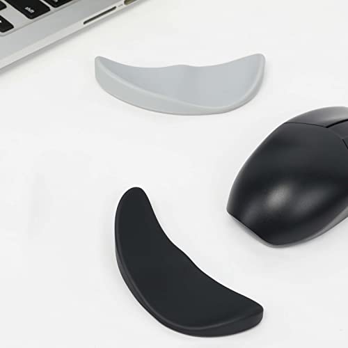 MOSROAD 2 Pieces Gliding Palm Rest, Ergonomic Mouse Wrist Rest, Sliding Wrist Pad That Moves with Mouse, Release Pressure on Your Hands and Wrist Pain Relief