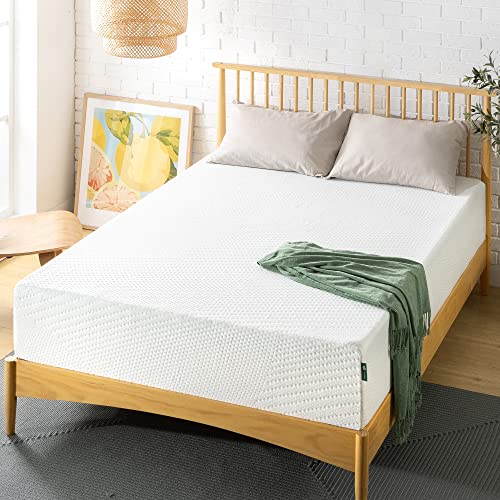 ZINUS 12 Inch Green Tea Essential Memory Foam /Bed-in-a-Box/Affordable Mattress/CertiPUR-US Certified, Queen, White