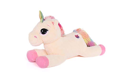 Toys Studio Big Unicorn Stuffed Animal Soft Large Unicorn Plush Pillow Toy Gift for Girls Boys (Pink, 43”)
