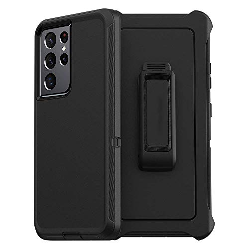 Defender Case Compatible with Samsung Galaxy S21 Ultra Case 5G