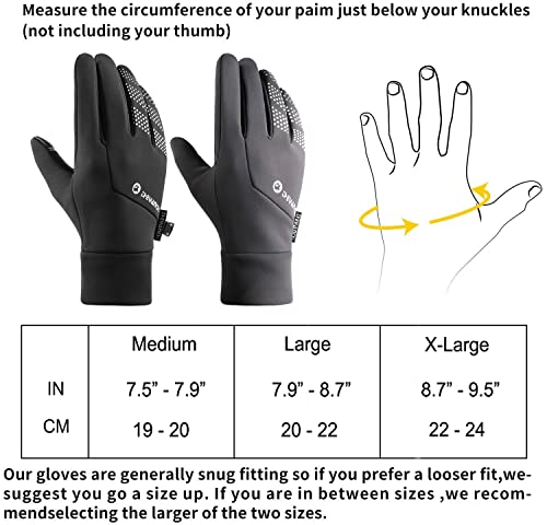 Theyanchi Winter Warm Gloves,Cold Weather Gloves for Men Women,Touchscreen Waterproof Windproof Gloves for Driving Cycling | The Storepaperoomates Retail Market - Fast Affordable Shopping