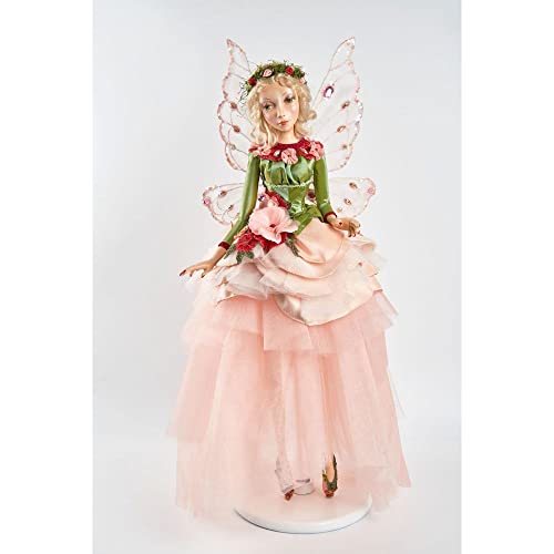 Katherine’s Collection Enchanted Garden 2022 Flora Fairy Doll 32″ – Handcrafted Spring Home Decor Collectible