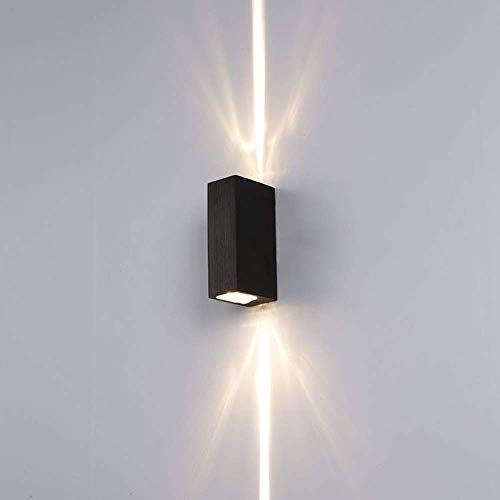 JHBHQKX LED Wall Light UP and Down Illuminate Modern Nordic Style Aluminum Wall Lights Outdoor Wall Lamp Decor for Home Garden Porch Gardens Driveways Fences Halls | The Storepaperoomates Retail Market - Fast Affordable Shopping