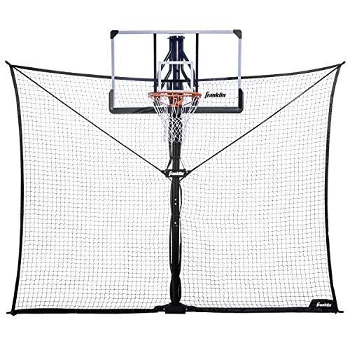 Franklin Sports Defender Net Pro – 10ft. x 8ft. Rebounder – Easily Fold and Quick Install – Defensive Net System