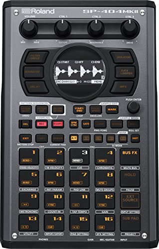 Roland SP-404MKII Creative Sampler and Effector with 16GB Internal Storage, 32-Voice Polyphony and 160 Samples Per Project (WARRANTY ONLY VALID IF PURCHASED FROM AN AUTHORIZED US ROLAND DEALER)