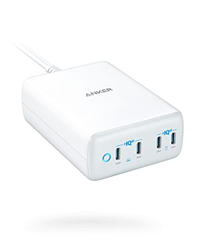 Anker USB C 120W, 547 Charger, PowerPort III 4-Port Charging Station for MacBook Pro/Air, iPhone 13/13 Mini / 13 Pro / 13 Pro Max / 12, Galaxy, Pixel 4/3, iPad, iPad Mini, and More