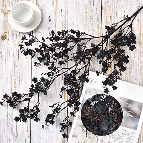 Hamore 4Pcs 39.4 in Baby Breath Gypsophila Artificial Flowers Fake Gypsophila Flowers Artificial Flowers for DIY Floral Arrangement Fake Real Touch Flowers for Wedding Party Home Garden Decor, Black | The Storepaperoomates Retail Market - Fast Affordable Shopping