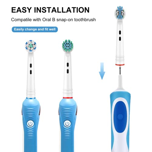Toothbrush Heads for Oral B, 10 Pack Replacement Toothbrush Heads Medium Soft Dupont Bristles Electric Toothbrush Replacement Heads Effective Cleaning Brush Heads Refills for Oral Health | The Storepaperoomates Retail Market - Fast Affordable Shopping