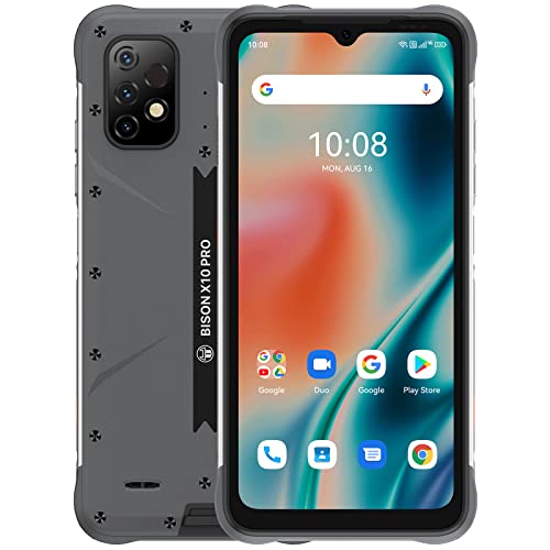 UMIDIGI Bison X10 PRO Rugged Unlocked Cell Phones, IP69K Rating Waterproof and Dustproof Smartphone, Android 11 NFC, 6.53″ FHD Screen, 6150mAh Battery