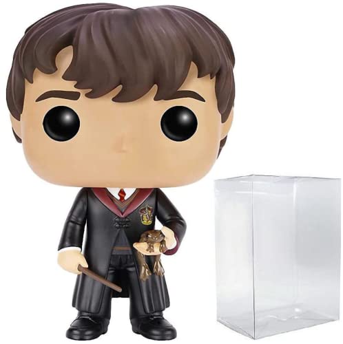 Harry Potter – Neville Longbottom Funko Pop! Vinyl Figure (Bundled with Compatible Pop Box Protector Case), Multicolored, 3.75 inches