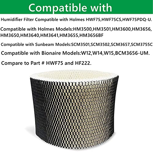 getalong HWF75 Humidifier Filters D Replacements Compatible for Holmes HWF72 HWF75 HWF75CS HWF75PDQ-U; Sunbeam SCM3501 SCM3502 SCM3656 SCM3657 SCM3609P Humidifier (2 Pack) | The Storepaperoomates Retail Market - Fast Affordable Shopping