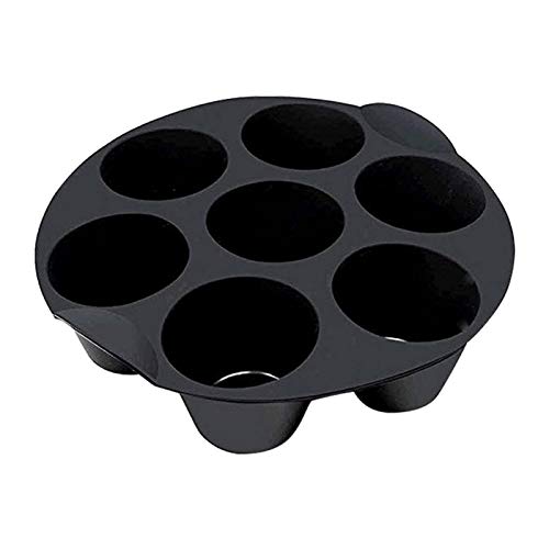 7 Cup Silicone Muffin Cake Cups, Non-Stick Muffin Cupcake Tin Tray Baking Mould for 3.5-5.8 L Air Fryer, Air Fryer Muffin Cake Cups Cupcake Baking Pan Non Stick Cupcake Mold Muffin Cupcake Tray (21cm)