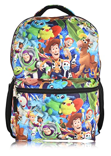 Disney Toy Story Backpack For Kids | Woody, Buzz Lightyear Bookbag For Toddlers, Boys, Girls | Officially Licensed Pixar Backpacks For Toys