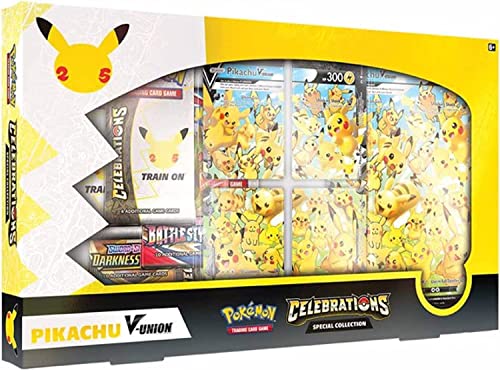 Card Game Celebrations Premium Playmat Collection Pikachu V-Union – Exclusive