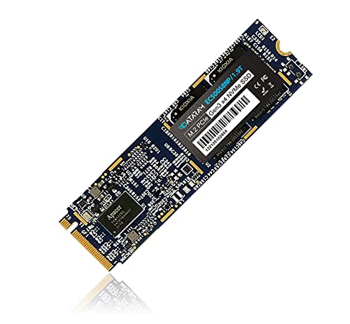 Dataram Enterprise Class 500 Series 1.9TB M.2 PCIe SSD Drive with AES256 (Self Encryption), 5 Year Warranty