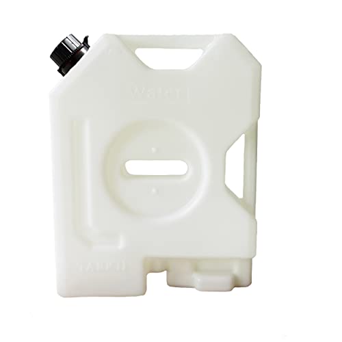 TARKII 2-Gallon Water Container, White Water Can for Vehicles, Portable Water Tank (1 pcs)
