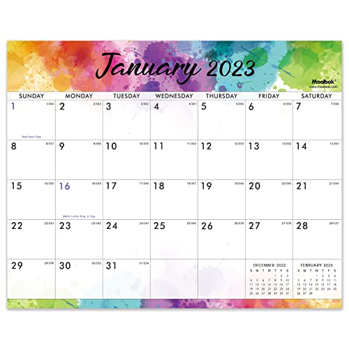 Magnetic Calendar 2023-2024 – Calendar 2023-2024 from January 2023 – June 2024 Magnetic Monthly Calendar, 8″ × 10″, Tear-off Pad, Blocks with Julian Dates, Perfect for Easy Planning