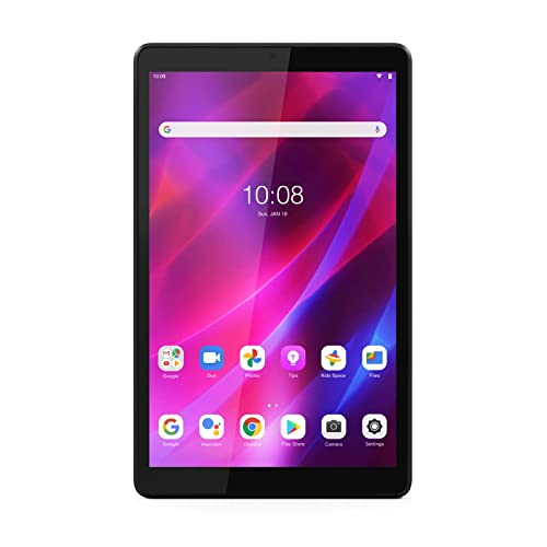 Lenovo Tab M8 (3rd Gen) 8″ HD (1280×800) IPS 350nits Glossy, Touch, MediaTek Helio P22T up to 2.3 GHz, 8 Cores, 3GB RAM, 32GB eMMC, Bluetooth, WiFi, Android 11, Iron Grey, EAT Cloth