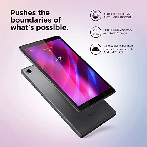 Lenovo Tab M8 (3rd Gen) 8″ HD (1280×800) IPS 350nits Glossy, Touch, MediaTek Helio P22T up to 2.3 GHz, 8 Cores, 3GB RAM, 32GB eMMC, Bluetooth, WiFi, Android 11, Iron Grey, EAT Cloth | The Storepaperoomates Retail Market - Fast Affordable Shopping