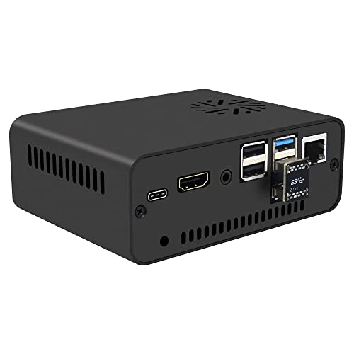 Geekworm NASPi-Lite 2.5 inch SATA HDD/SSD NAS Storage Kit for Raspberry Pi 4 Model B(Not Include Raspberry Pi 4)