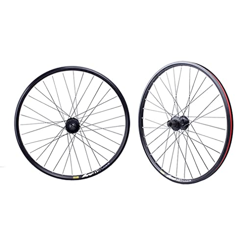 LSRRYD 26/27.5/29″ Mountain Bike Wheelset Disc Brake MTB Rim Quick Release Wheels 32H Hub for 7/8/9/10 Speed Cassette Flywheel 2340g (Size : 27.5”)