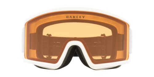Oakley Target Line M OO7121 White w/Persimmon Ski Goggles For Men For Women + BUNDLE with Designer iWear Eyewear Kit | The Storepaperoomates Retail Market - Fast Affordable Shopping