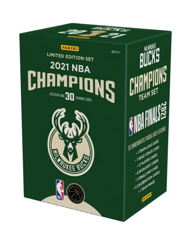 2020-21 Panini Milwaukee Bucks 2021 NBA Champions Limited Edition Set – Unopened Blaster Box