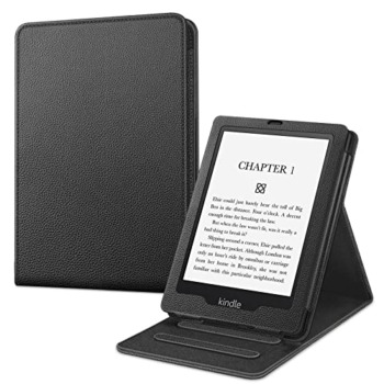 Fintie Flip Case for 6.8″ Kindle Paperwhite (11th Generation-2021) and Kindle Paperwhite Signature Edition – Slim Fit Vertical Multi-Viewing Stand Cover with Auto Sleep/Wake, Black | The Storepaperoomates Retail Market - Fast Affordable Shopping