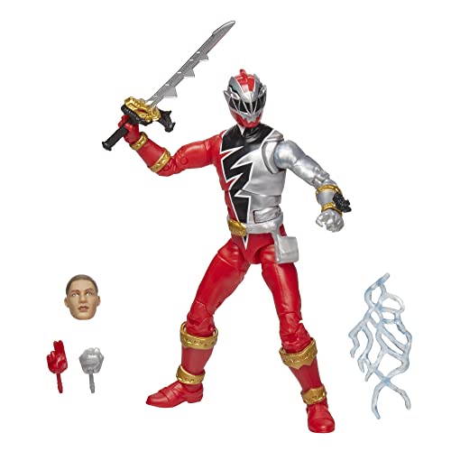 Power Rangers Lightning Collection Dino Fury Red Ranger 6-Inch Premium Collectible Action Figure Toy