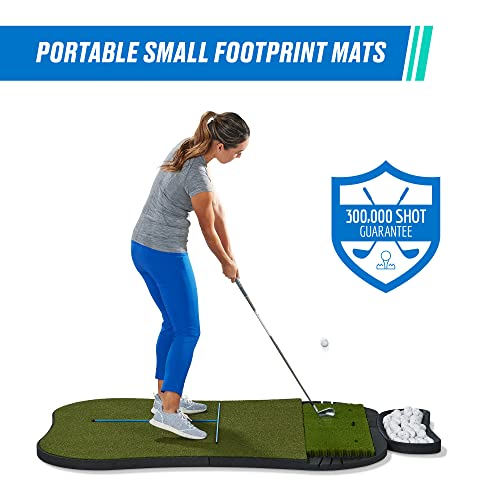 Fiberbuilt Golf 6’x4′ Hourglass Pro Studio Mat Kit – Single-Sided Hitting Mat with Premium Fiberbuilt Grass Turf – Launch Monitor Tested – Indoor / Outdoor,Green,T7R-6X4-Kit | The Storepaperoomates Retail Market - Fast Affordable Shopping