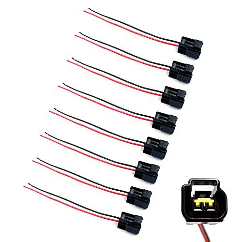 HiSport Ignition Coil Connector Pigtail Harness Compatible with Ford Modular F-150 Mustang Explorer & More 8 PCS
