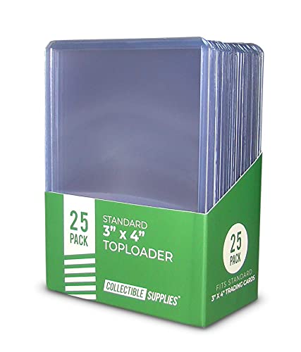1 Full case of 1000 Standard 3″ x 4″ Toploaders Collectible Supplies 35pt.