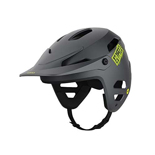 Giro Tyrant Spherical Adult Mountain Cycling Helmet – Matte Metallic Black/Ano Lime (2022), Large (59-63 cm)