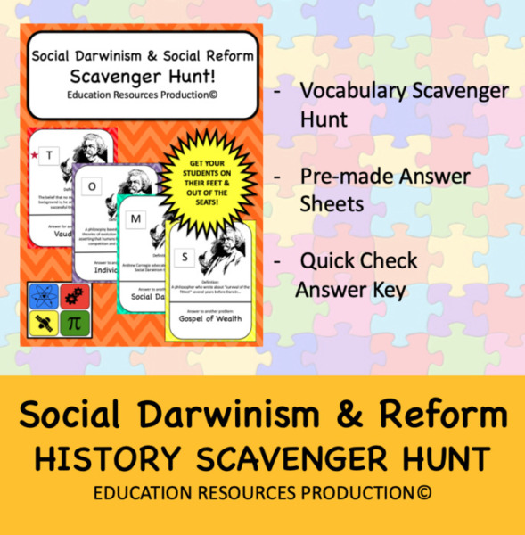 Social Darwinism – History Scavenger Hunt