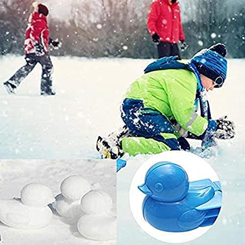Duck Snowball Maker Clip Maker Snow Sand Mold Tool Winter ，4Pcs Snowball Maker Toys Cartoon Duck Snowball Maker Clip Outdoor Sports Snow Sand Mold for Kids for Perfect Snow Ball Fights | The Storepaperoomates Retail Market - Fast Affordable Shopping