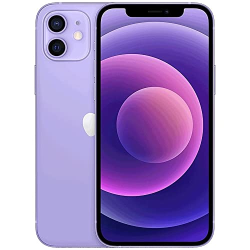 Apple iPhone 12, 64GB, Purple – Unlocked (Renewed Premium)