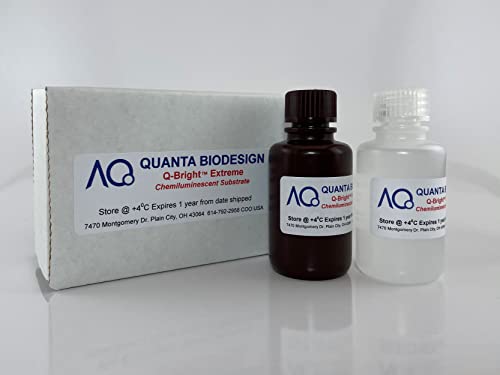 Q-Bright Extreme Chemiluminescent Detection Kit for Western Blots, Elisa, and Related Immunoassays – 100 mL Size