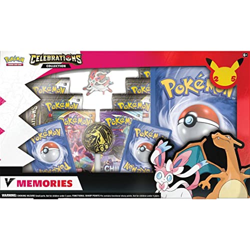 PKMN Trading Card Game: Celebrations V Memories Collection – 8 Packs – Promos