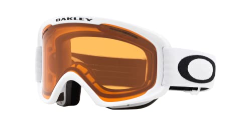 Oakley O-Frame 2.0 Pro M OO7125 Matte White w Persimmon Ski Goggles For Men For Women + BUNDLE with Designer iWear Eyewear Kit